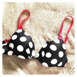Polka Dot Bikini Top
